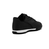 Championes de fútbol Diadora Urano Futbol Tf, color negro con detalles en blanco.