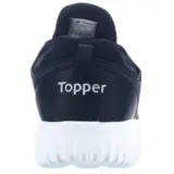 Championes urbanos Topper Mamba, color negro con suela blanca.