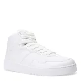 Championes de corte medio Topper Terre Mid, color blanco, con diseño de paneles superpuestos, cierre de cordones y suela de goma al tono.