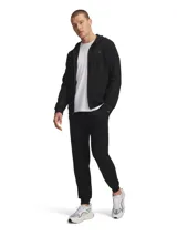 Pantalón tipo jogger de corte ajustado en la pierna, confeccionado en tejido espaciador de doble punto. Cuenta con cintura elástica con cordón interno, bolsillos laterales abiertos y un bolsillo trasero con cierre.