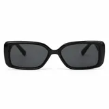 Lentes de sol con armazón rectangular de policarbonato translúcido en tono degradé y cristales con protección UV400.