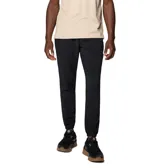 Pantalon tipo jogger de hombre, color negro, con cintura elástica ajustable con cordón, bolsillos delanteros, bolsillo trasero con cremallera y dobladillos elásticos en los tobillos. Cuenta con tecnología Omni-SHIELD resistente al agua y a las manchas, y detalles reflectantes.