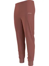 Pantalón de jogging Calvin Klein color ladrillo, confeccionado en algodón y Repreve, con cintura elástica, bolsillos laterales y logo en contraste.