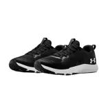 Championes Under Armour Charged Engage de hombre, color negro con suela blanca.
