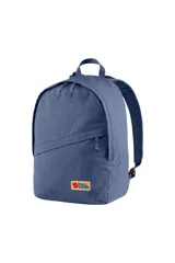 Mochila Fjallraven Vardag 25 color azul grisáceo, de poliéster reciclado y algodón orgánico.