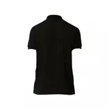 Chomba Lacoste Polo Paris lisa color borgoña, de piqué de algodón orgánico, corte entallado y cuello polo con dos botones.