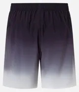 Bermuda deportiva masculina, color verde azulado con efecto degradé, cintura elástica con cordón de ajuste interno y forro de tela.