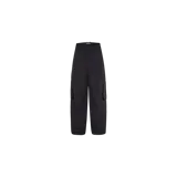 Pantalón cargo Jacquemus modelo Le Cargo Molino de corte wide fit, color negro, con bolsillos laterales utilitarios.