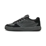 Championes Puma Park Lifestyle II, color gris topo y negro, confeccionados con diseño urbano de inspiración skate.