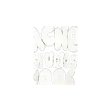 Remera Acne Studios modelo 1996 Sprayed Crewneck T-Shirt, de color negro con diseño de letras grandes blancas estilo graffiti en el frente.