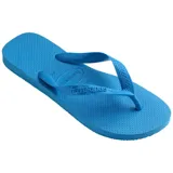 Ojotas Havaianas modelo Top, color fucsia, con diseño clásico de suela de goma texturizada y tiras anchas con el logo de la marca en relieve.