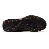 Championes de trekking Columbia Crestwood Low Omni-Grip para hombre, color marrón con detalles en negro y cordones bicolor. Empeine de gamuza y malla, con suela de caucho de alta tracción y mediasuela amortiguadora.
