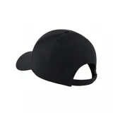 Gorra tipo béisbol de color negro, con diseño clásico de seis paneles y visera curva. Presenta el logo de EA7 Emporio Armani bordado en color blanco en el lateral.