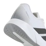 Championes Adidas Duramo Rc2 de mujer, color blanco con las clásicas tres tiras laterales en negro y gris. Confeccionados con exterior de malla transpirable y suela con amortiguación ligera.