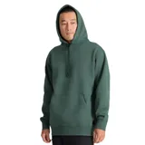 Canguro Roark modelo Bolo Fleece, de color verde, con capucha ajustable mediante cordones y bolsillo frontal tipo canguro.