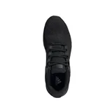 Championes Adidas Ultimashow de hombre, color negro, ideales para running. Confeccionados en malla transpirable con las tres tiras características de la marca en los laterales.
