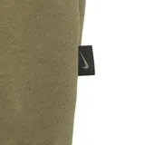 Buzo color verde militar de cuello redondo, con logo de Nike y la palabra "AIR" estampados en blanco en el frente.