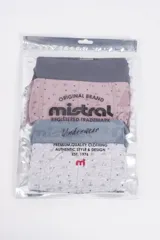 Pack de dos calzoncillos tipo bóxer con cintura elástica con logo. Uno de los modelos es gris claro con estampado de patinetas y el otro es negro con rayas horizontales blancas y grises.