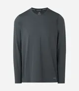 Remera deportiva de manga larga Get Over, confeccionada en tejido técnico con tecnología Dry y protección UV 30+. Presenta cuello redondo, corte regular y acabado con textura sutil.