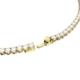 Collar Swarovski Matrix Tennis con baño tono oro y circonitas cúbicas transparentes de talla redonda dispuestas en línea continua.