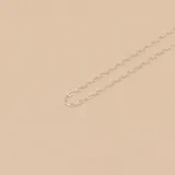 Cadena de plata 925 con eslabones tipo forcé.