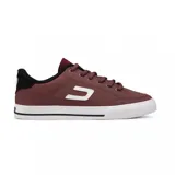 Championes de skate Circa modelo AL 50 TM, color bordó con detalles en blanco y negro. Presentan un diseño de perfil bajo con suela de goma vulcanizada, logo lateral en contraste y refuerzo en el talón.