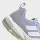 Championes Adidas Rapidmove 2 color lila con detalles en gris y blanco.