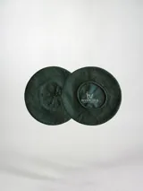 Set de boinas de hilo de algodón en colores azul, celeste, blanco, beige, amarillo, marrón, verde, salmón y rosa.