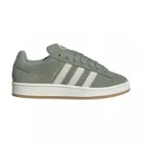 Championes Adidas Campus 00s color verde con las tres tiras blancas.