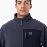 Buzo polar de media cremallera Merrell, confeccionado en microfleece de poliéster reciclado. Presenta cuello alto, bolsillo frontal con cierre y refuerzos en nylon ripstop en la zona superior del pecho. Cuenta con puños y basta elásticos para un ajuste térmico óptimo.