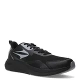 Championes deportivos Topper modelo Drive 2, color negro con detalles en gris. Presentan una capellada de malla transpirable con refuerzos sintéticos y suela de goma con amortiguación.