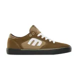 Championes Etnies Windrow Vulc color marrón con logo blanco y suela negra.