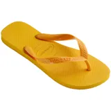 Ojotas Havaianas modelo Top, color fucsia, con diseño clásico de suela de goma texturizada y tiras anchas con el logo de la marca en relieve.