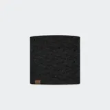 Cuello polar Buff de punto trenzado color gris oscuro con forro polar Primaloft.