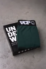 Boxer anatómico de algodón con cintura elástica ancha que presenta el logo de la marca en contraste.