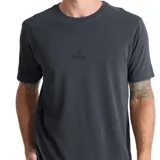 Remera de manga corta de algodón en color gris oscuro, con cuello redondo y pequeño bordado frontal de la marca Roark en el pecho.