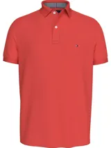 Chomba de corte regular confeccionada en una mezcla de algodón y elastano. Presenta cuello clásico, cartera con dos botones y el logo de la marca bordado en el pecho.