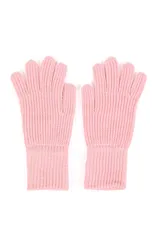 Guantes de tejido de punto acanalado, con puño elástico y diseño clásico.