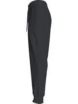 Pantalón de jogging negro con cintura elástica ajustable con cordón, puños elásticos y logo tonal de Calvin Klein en la pierna. Confeccionado en algodón.
