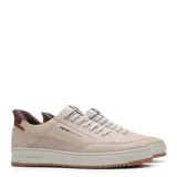 Championes urbanos Freeway modelo Automatic 05 de cuero color beige, con detalles en gamuza y suela de goma.