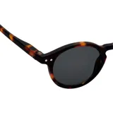 Lentes de sol Izipizi modelo H SUN, con montura redonda color carey y lentes grises categoría 3 con protección UV 100%.