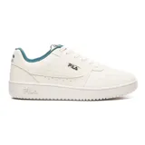Championes urbanos Fila ACD Classic para hombre, de color blanco y crema con detalles en verde oscuro en el interior y la lengüeta. Confeccionados en cuero sintético, presentan cordones tonales, perforaciones en la puntera para mayor transpirabilidad y el logo de la marca en el lateral y la suela.