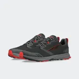 Championes de trail running Altra Superior 7, color negro con detalles en gris y rojo.