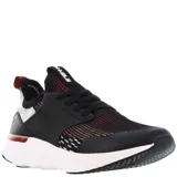 Championes urbanos N+ modelo Aro, color blanco con detalles en gris. Presentan un diseño de tejido de punto transpirable, refuerzos en PVC en los laterales y suela de goma blanca con excelente amortiguación.