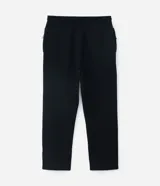Pantalón deportivo de corte recto en color marrón, con cintura elástica ajustable mediante cordón y bolsillos laterales.