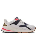 Championes deportivos Under Armour Forge 96, con diseño inspirado en los años 90. Presentan una parte superior de malla y cuero con refuerzos de TPU, entresuela acolchada para mayor comodidad y suela de goma completa.
