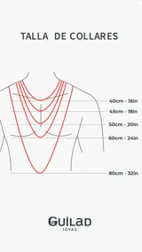 Cadena de plata 925 con cierre mosquetón.