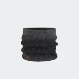 Cuello de lana merino gris con interior de polar.