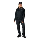 Campera polar técnica Columbia Titanium, color negro, con cierre frontal completo, cuello alto, bolsillo en el pecho con cierre y orificios para pulgares en los puños. Confeccionada con tecnología Omni-Wick para gestión de la humedad.