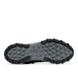 Championes de senderismo Columbia modelo Peakfreak II Mid Outdry, color negro con entresuela gris. Diseño de altura media con tecnología impermeable OutDry, sistema Navic Fit para mayor estabilidad y suela Adapt Trax para tracción superior en diversos terrenos.